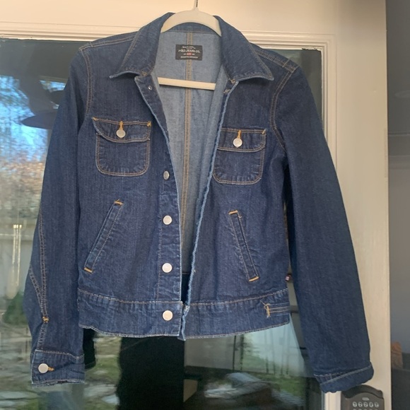 Ralph Lauren Polo Jeans Co. Dark Wash Jean Jacket (Fits Med -Large) 90's Y2k - Picture 10 of 10
